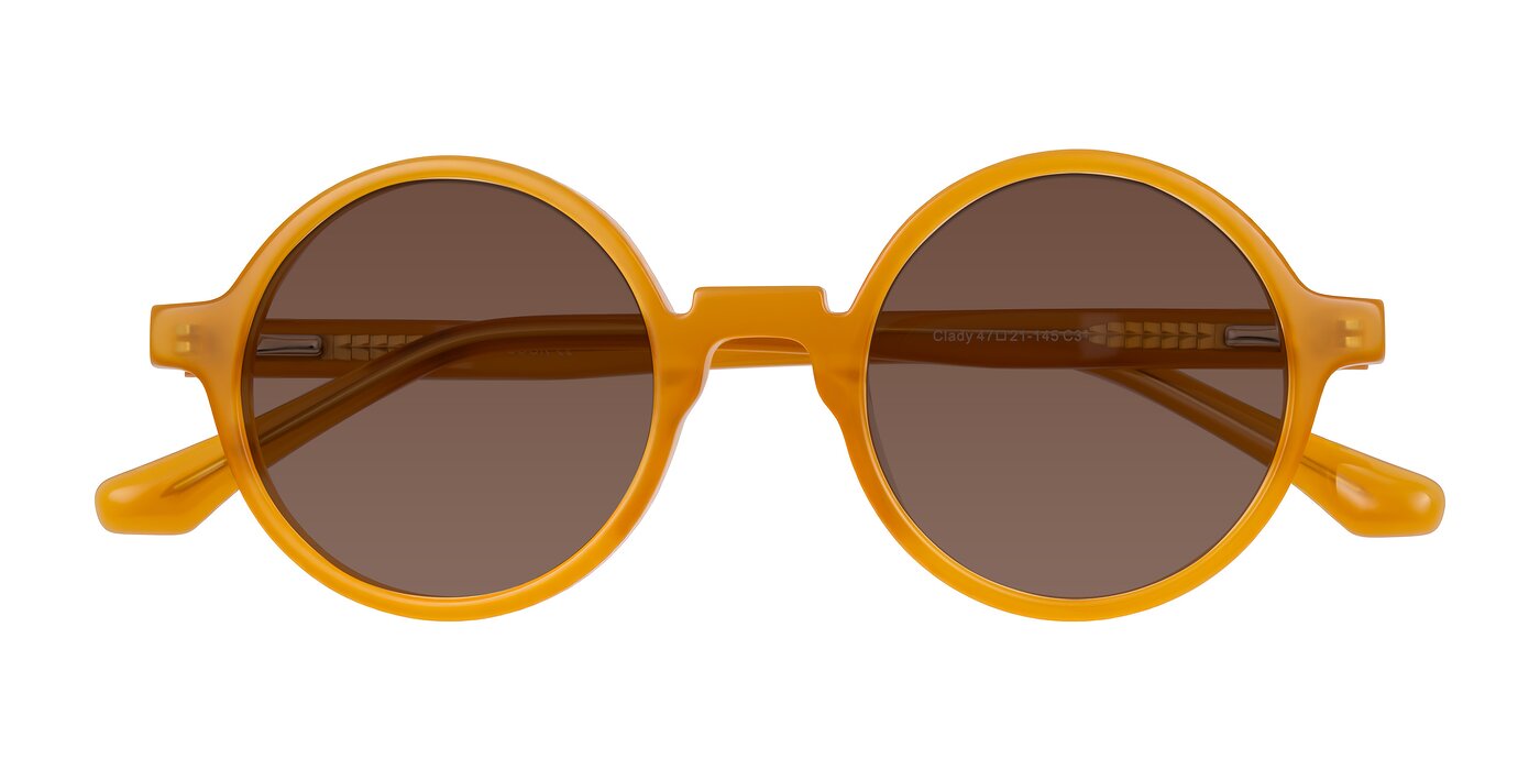 Clady - Caramel Tinted Sunglasses