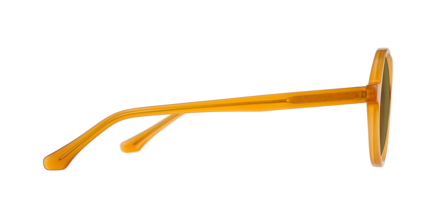 Side of Clady in Caramel with Brown Polarized Lenses