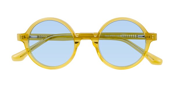 Front of Clady in Mustard Crystal
