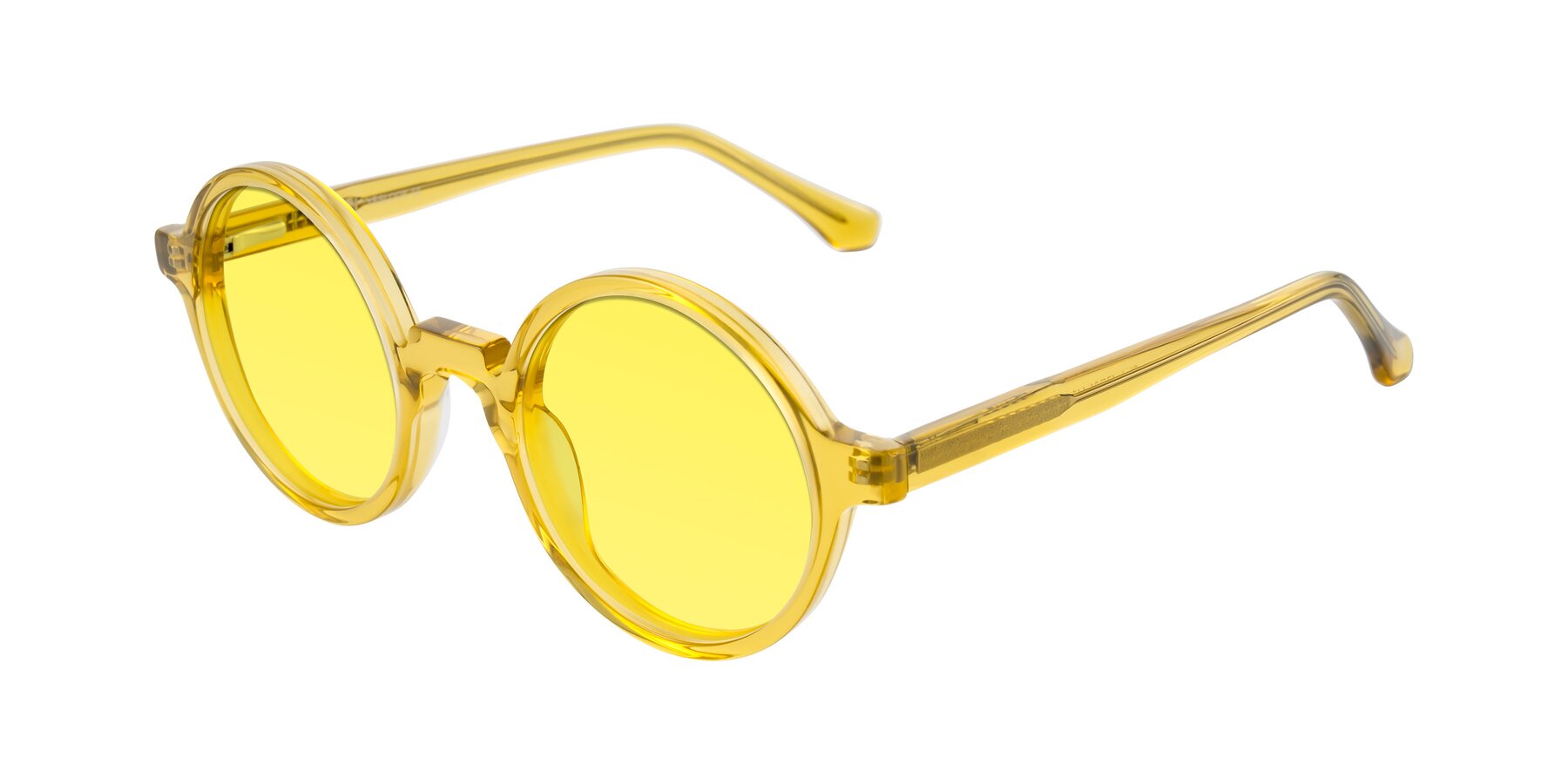 Angle of Clady in Mustard Crystal with Medium Yellow Tinted Lenses