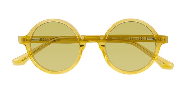 Front of Clady in Mustard Crystal