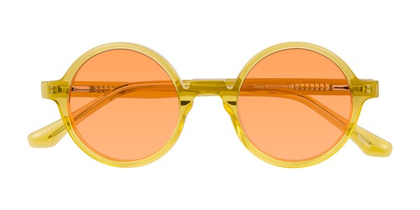 Front of Clady in Mustard Crystal