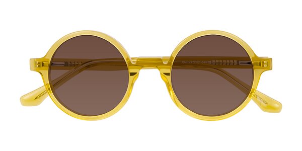 Front of Clady in Mustard Crystal