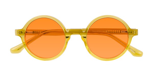 Front of Clady in Mustard Crystal