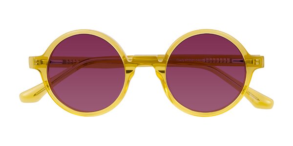 Front of Clady in Mustard Crystal