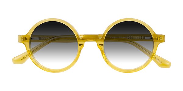 Front of Clady in Mustard Crystal