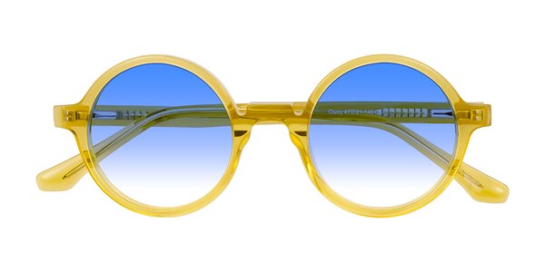 Front of Clady in Mustard Crystal