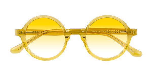 Front of Clady in Mustard Crystal