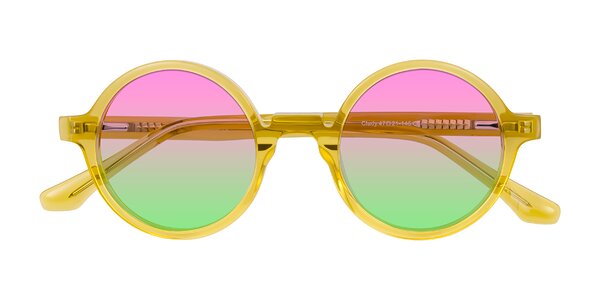 Front of Clady in Mustard Crystal