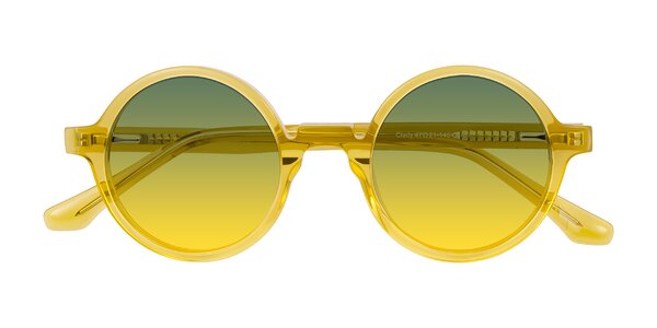 Front of Clady in Mustard Crystal