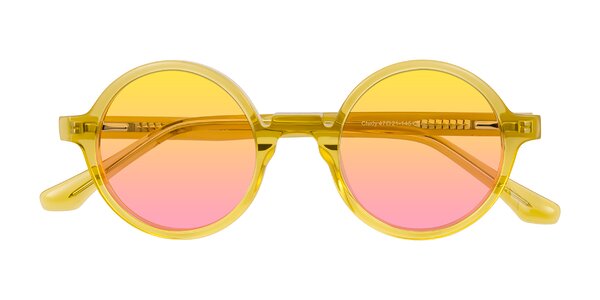 Front of Clady in Mustard Crystal