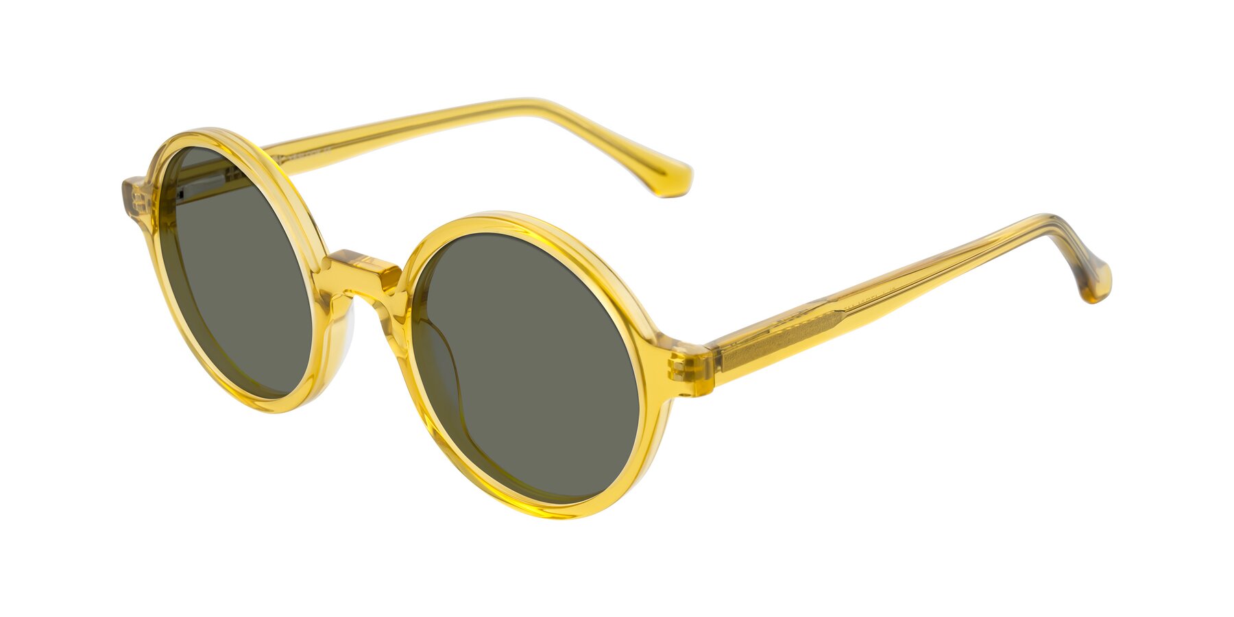 Angle of Clady in Mustard Crystal with Gray Polarized Lenses