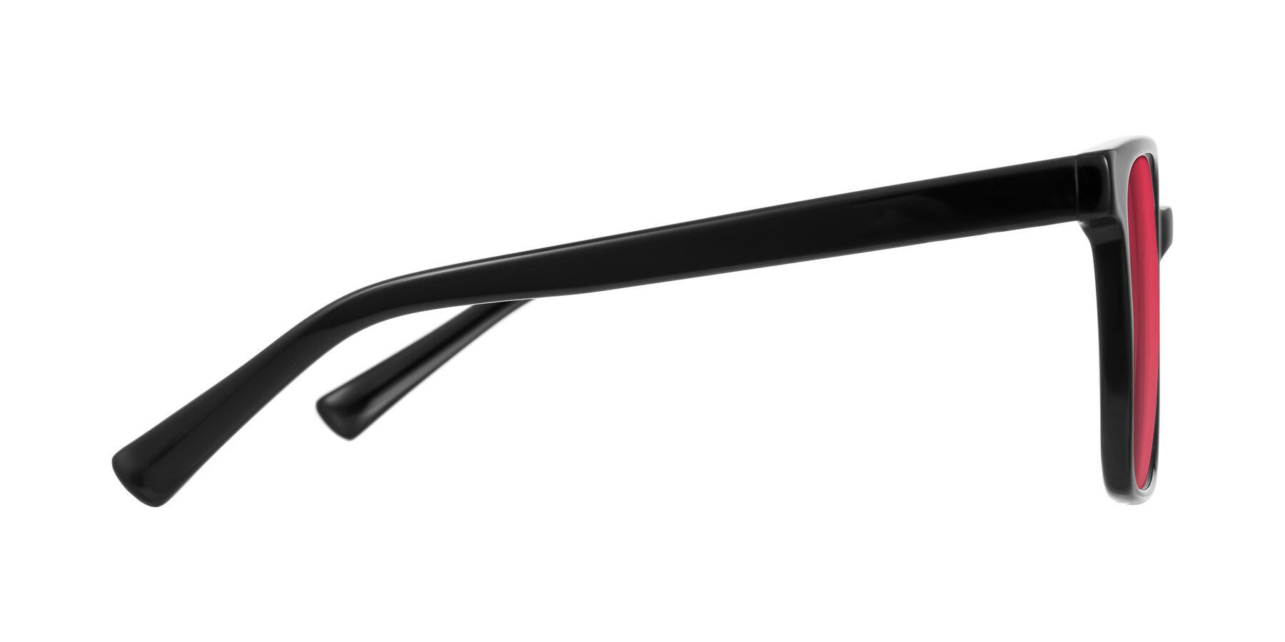Side of Donegal in Black with Red Tinted Lenses