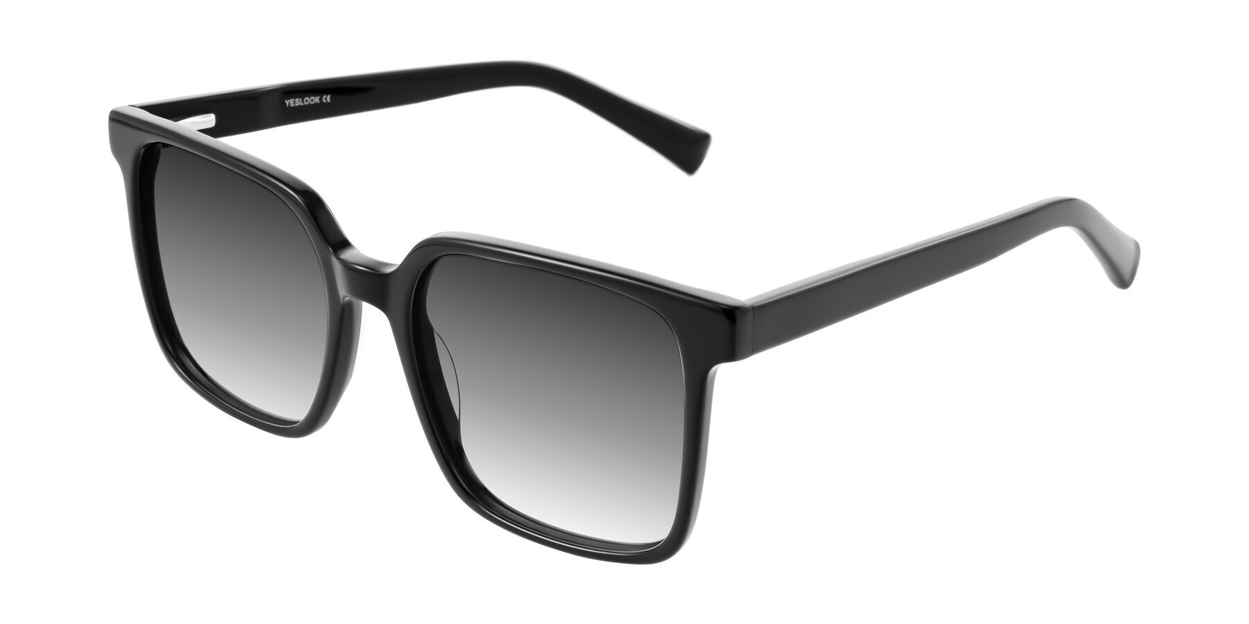Angle of Donegal in Black with Gray Gradient Lenses
