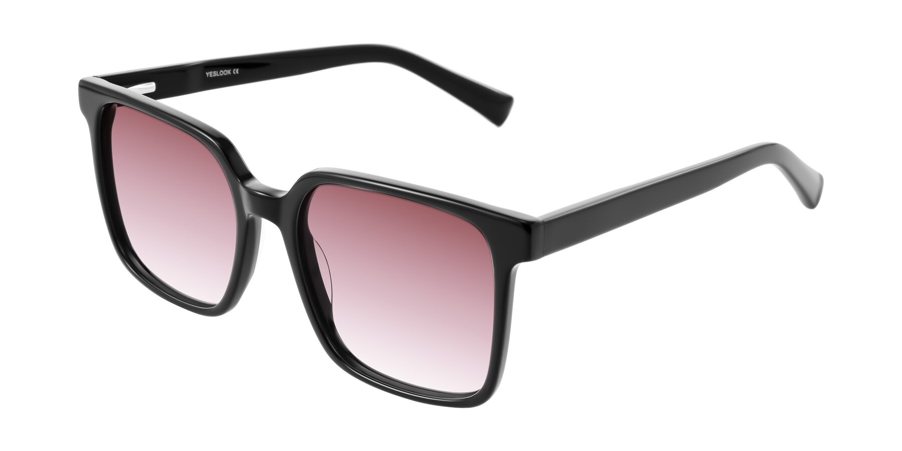 Angle of Donegal in Black with Garnet Gradient Lenses