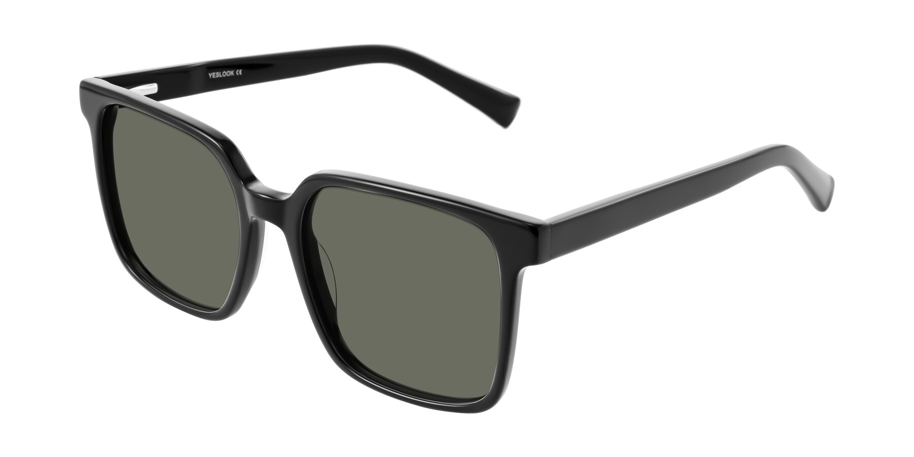 Angle of Donegal in Black with Gray Polarized Lenses