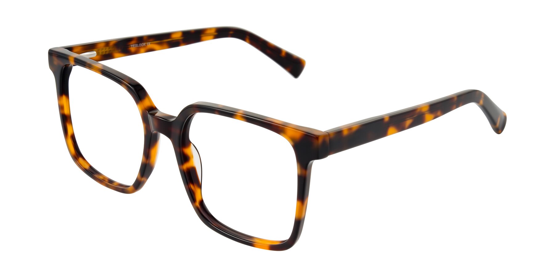 Angle of Donegal in Tortoise with Clear Eyeglass Lenses