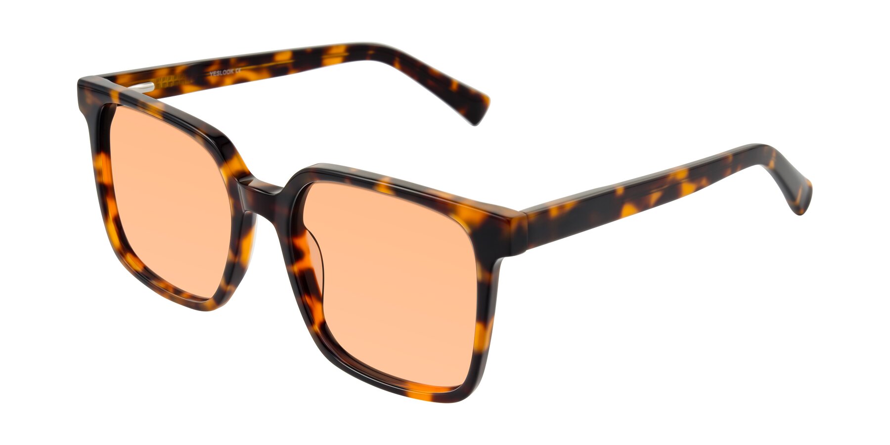 Angle of Donegal in Tortoise with Light Orange Tinted Lenses
