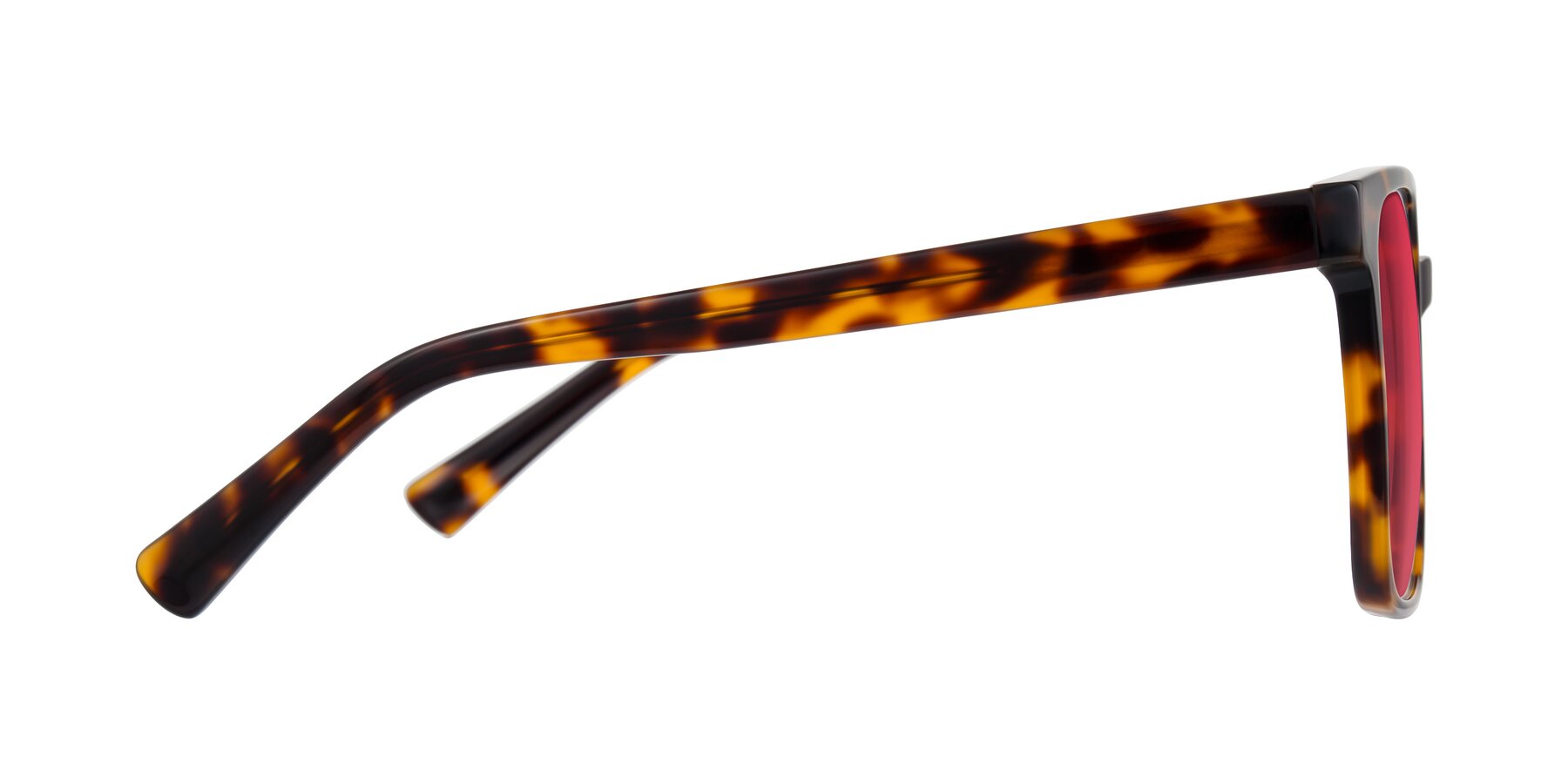 Side of Donegal in Tortoise with Red Tinted Lenses
