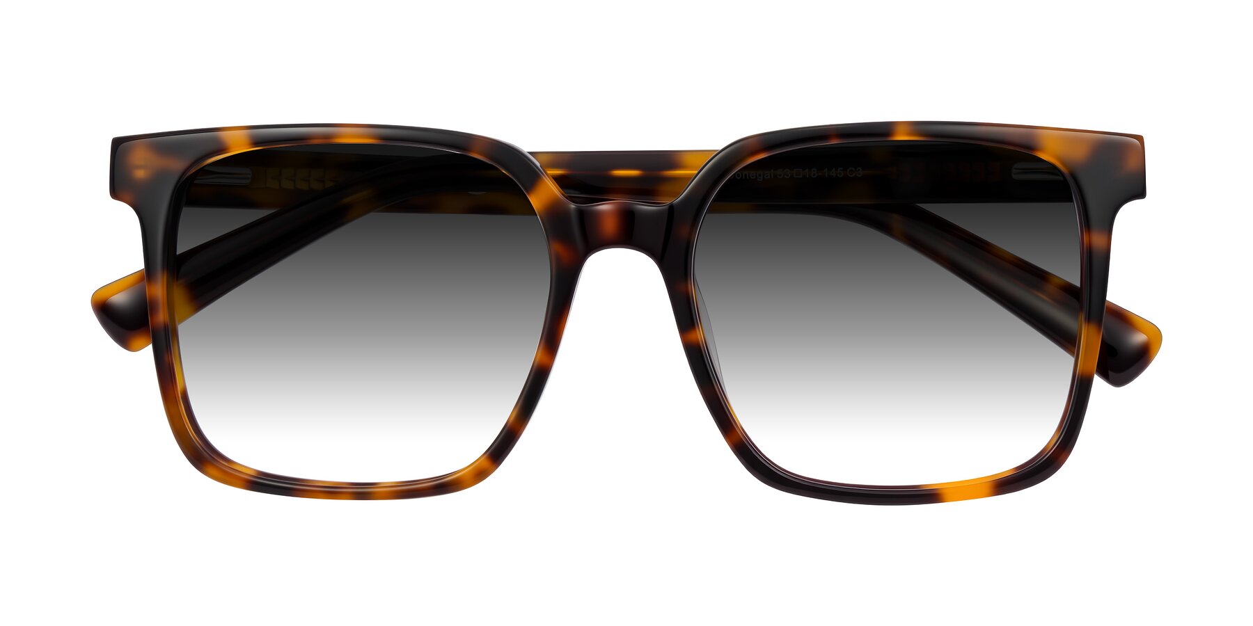 Folded Front of Donegal in Tortoise with Gray Gradient Lenses