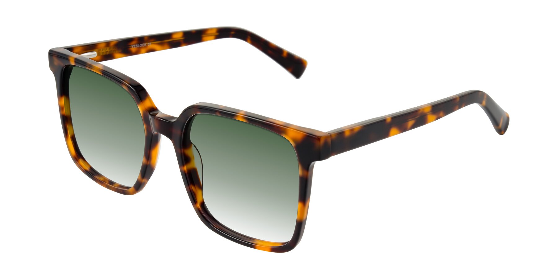 Angle of Donegal in Tortoise with Green Gradient Lenses