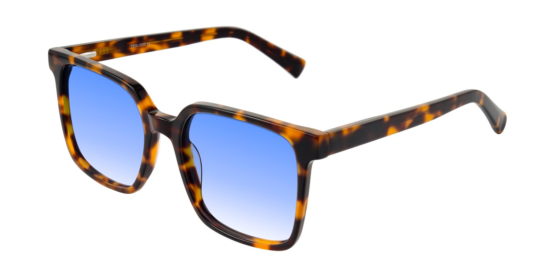 Angle of Donegal in Tortoise with Blue Gradient Lenses