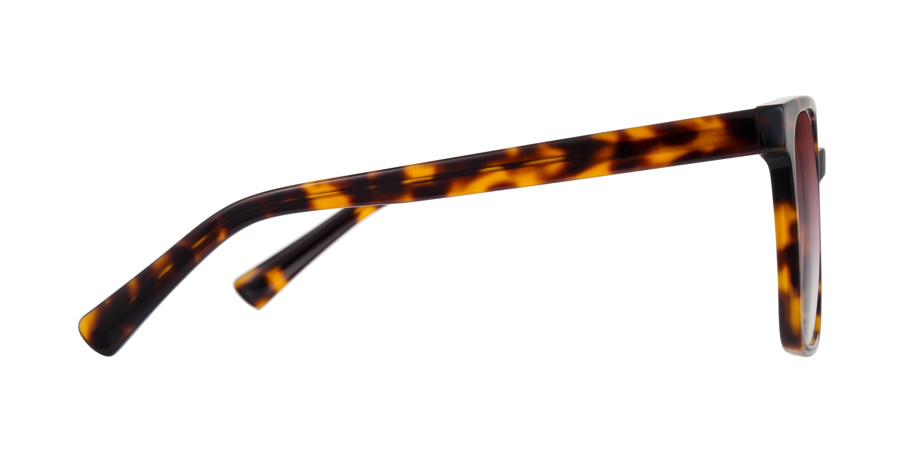 Side of Donegal in Tortoise with Garnet Gradient Lenses