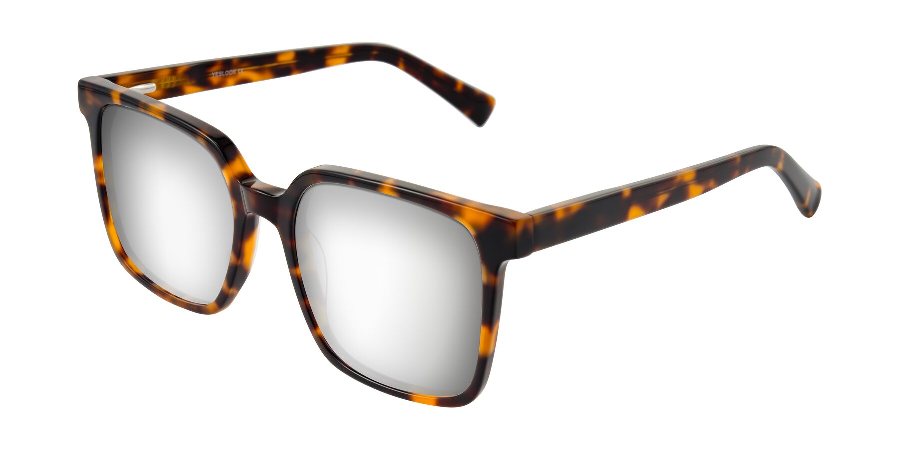 Angle of Donegal in Tortoise with Silver Mirrored Lenses