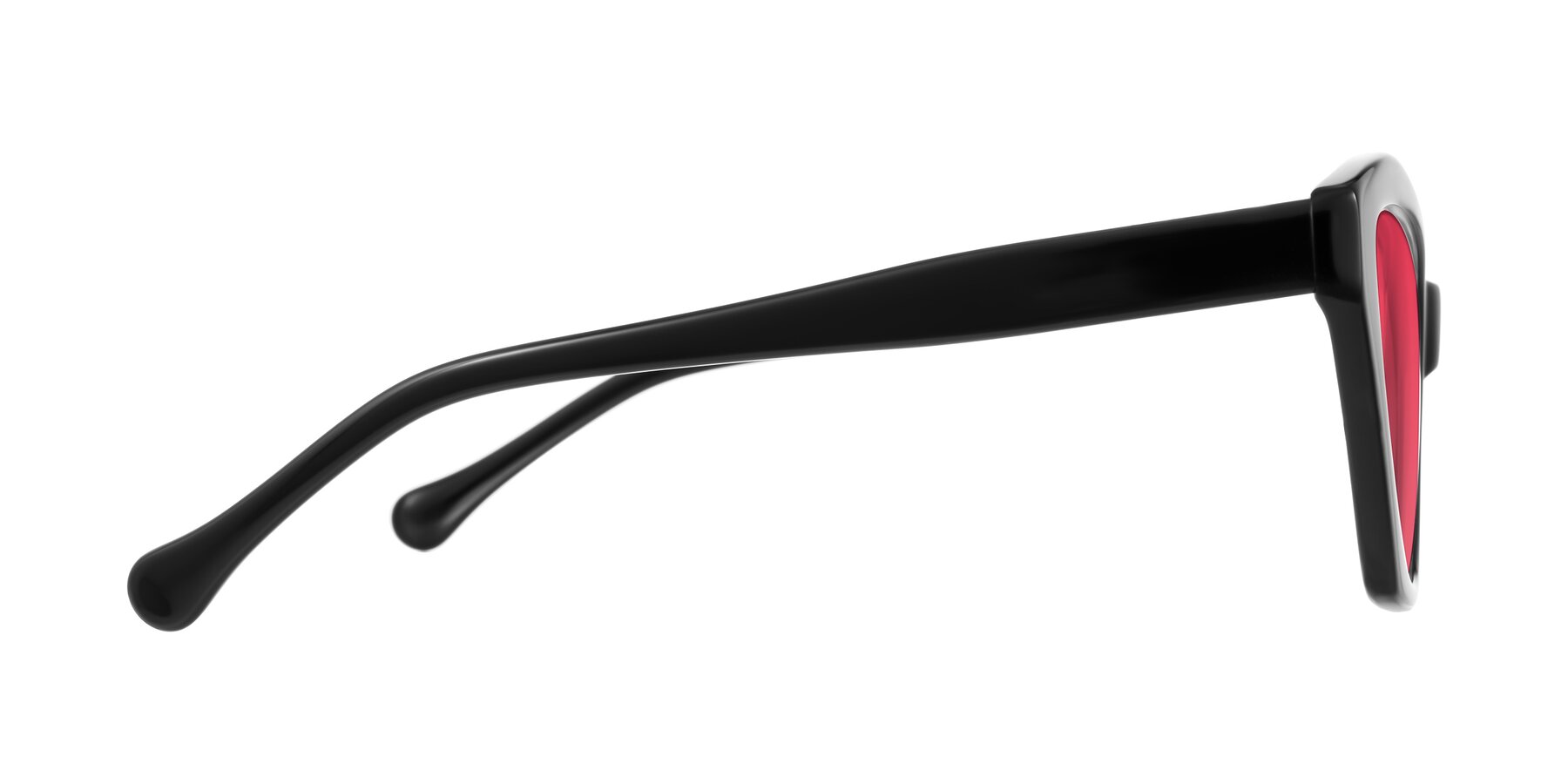 Side of Limerick in Black with Red Tinted Lenses