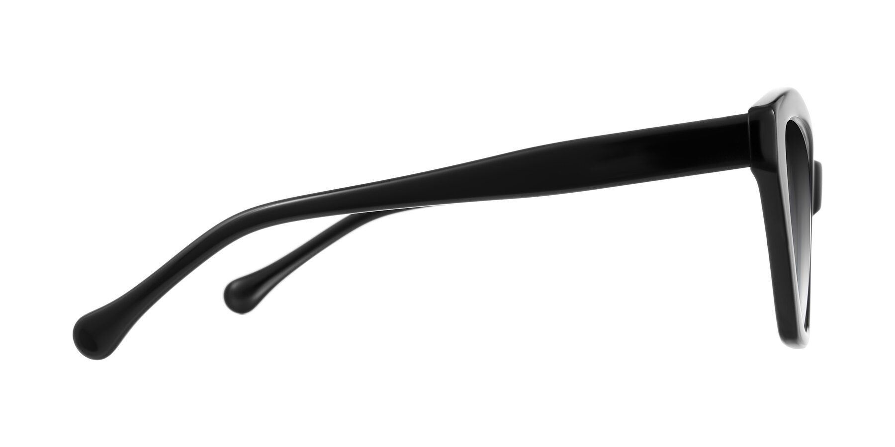 Side of Limerick in Black with Gray Gradient Lenses