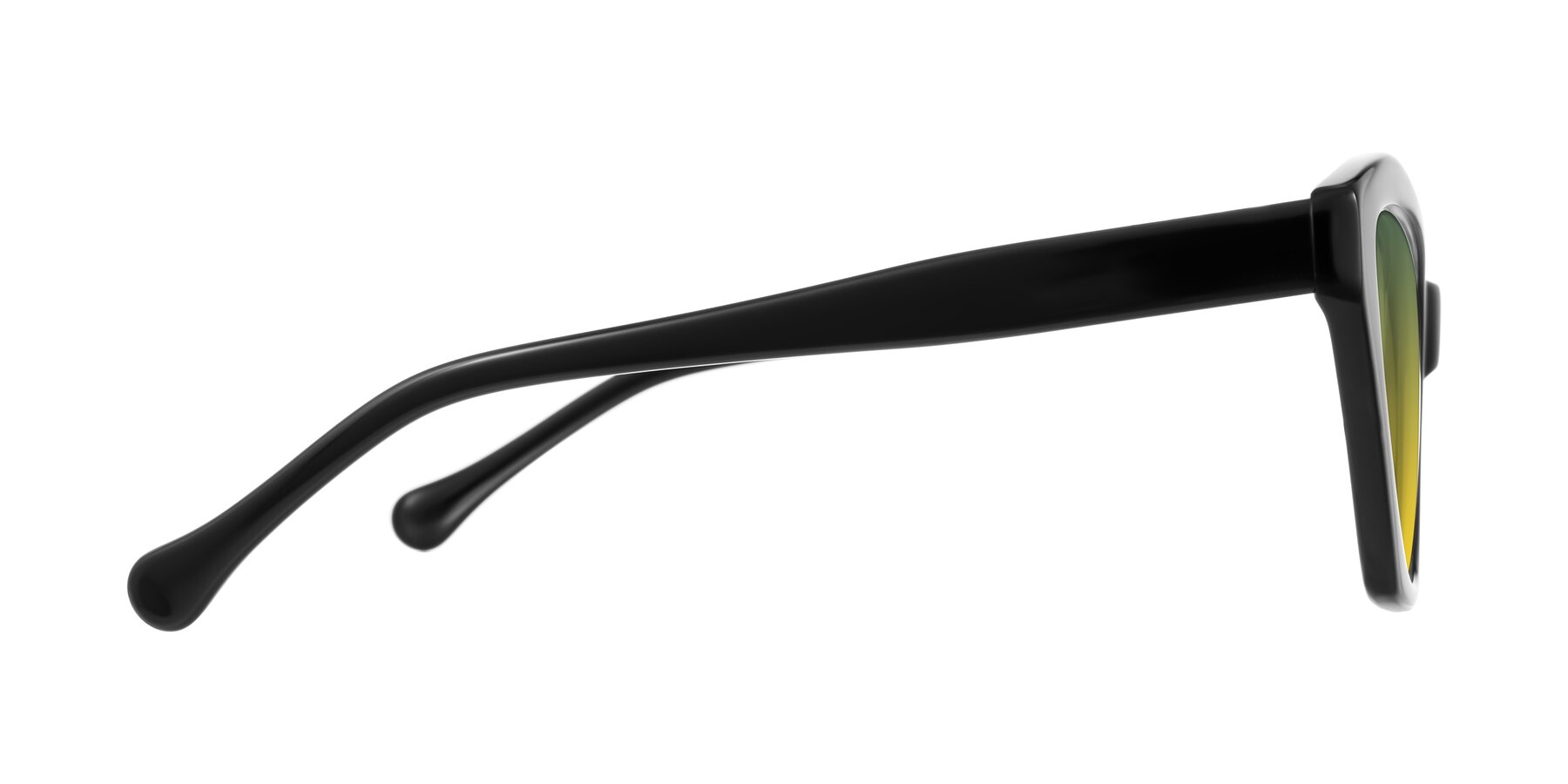 Side of Limerick in Black with Green / Yellow Gradient Lenses