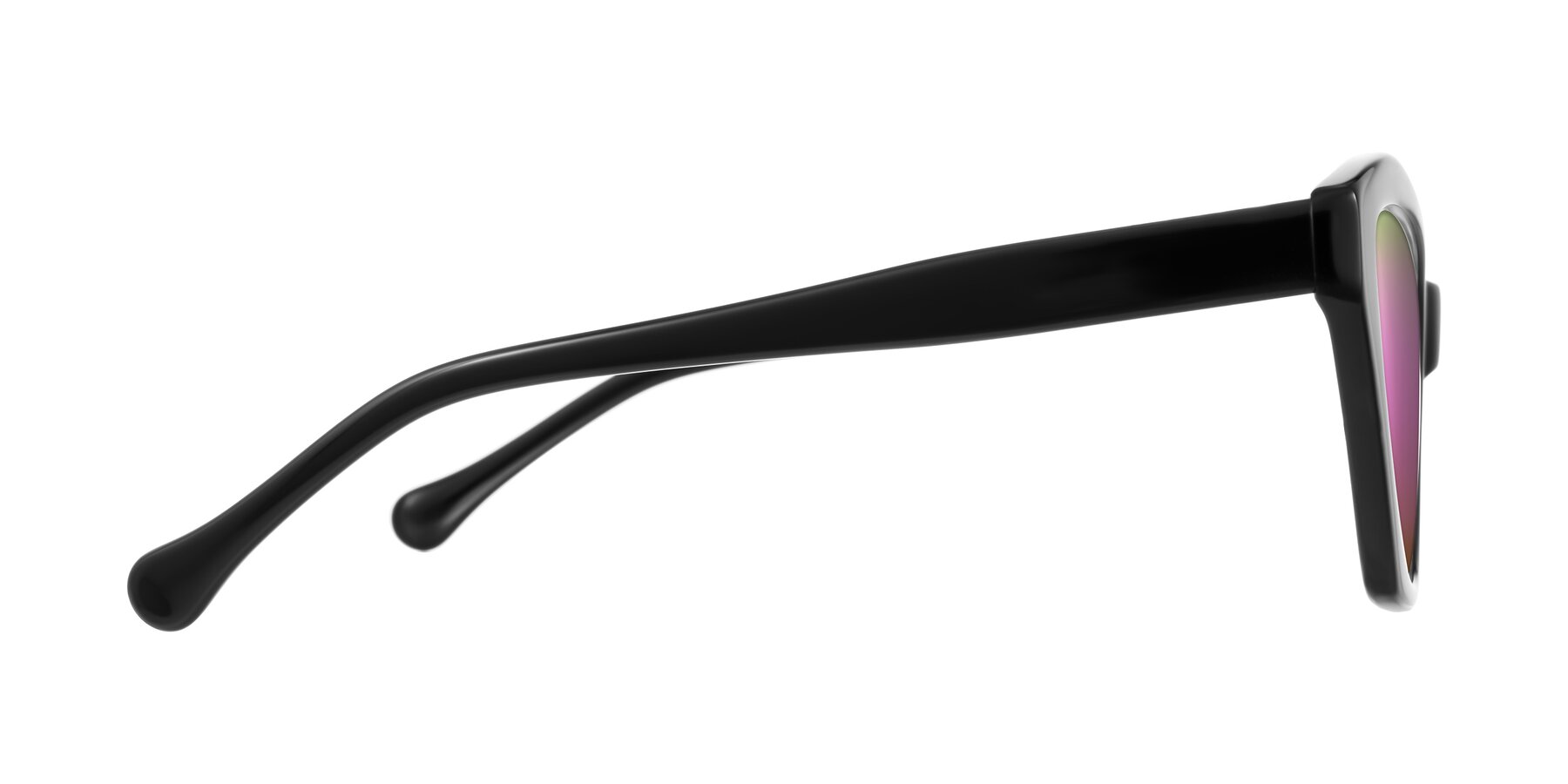 Side of Limerick in Black with Pink Mirrored Lenses