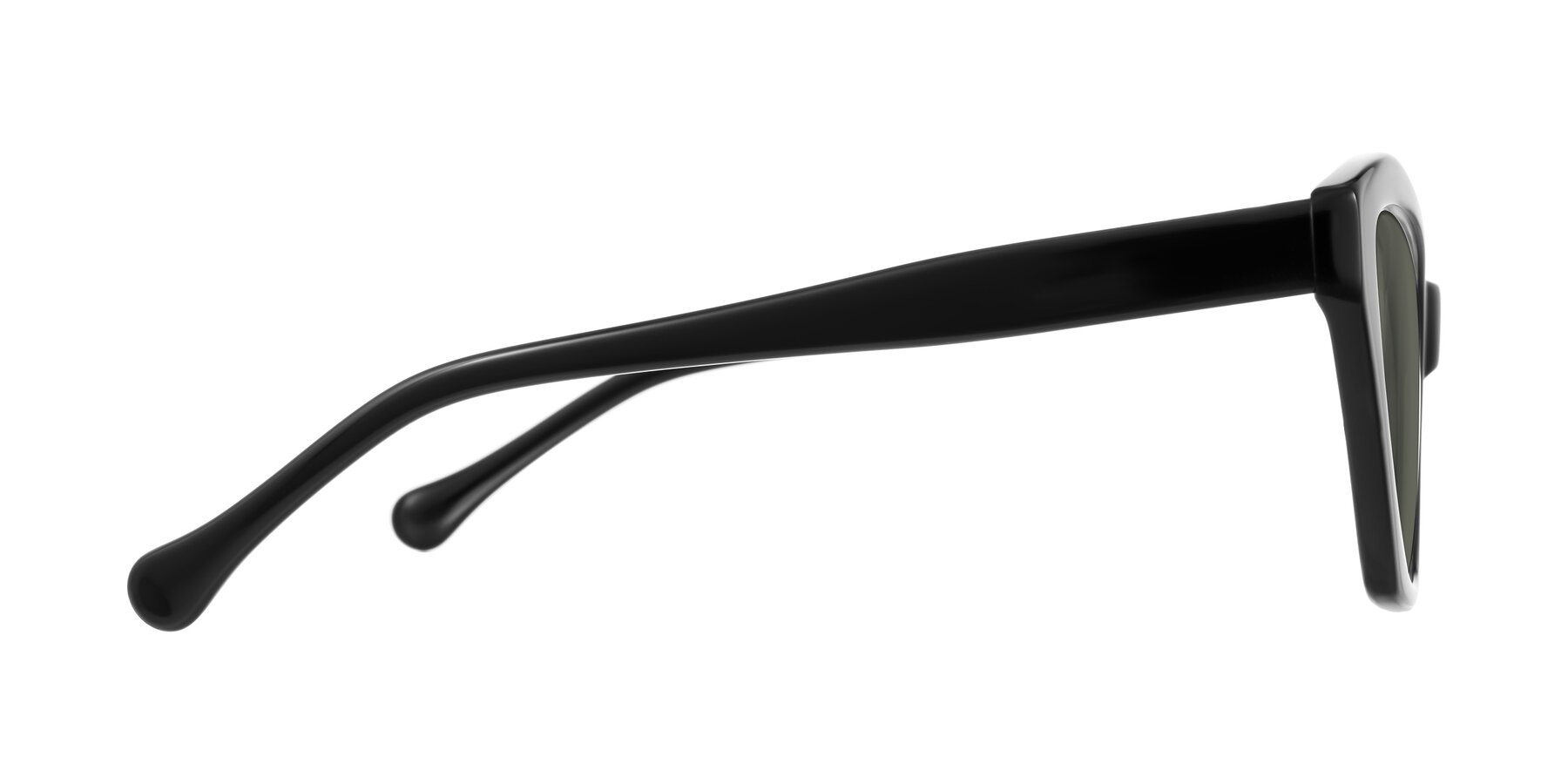 Side of Limerick in Black with Gray Polarized Lenses