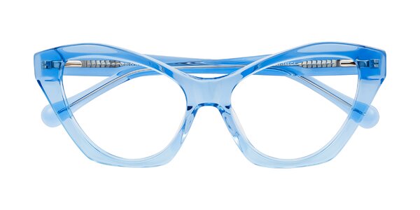 Front of Limerick in Transparent Blue