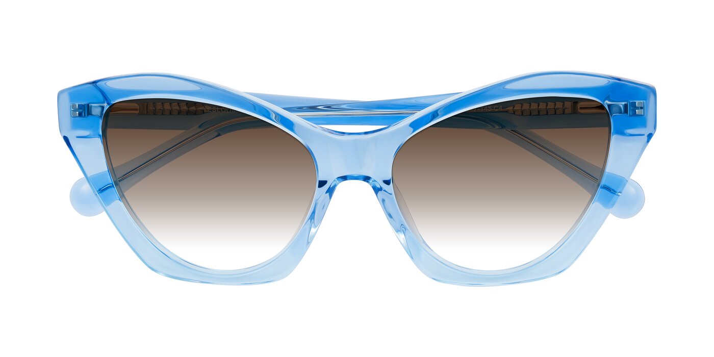 Limerick - Transparent Blue Gradient Sunglasses