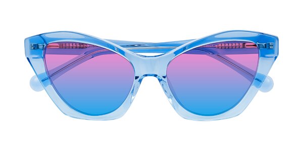 Front of Limerick in Transparent Blue