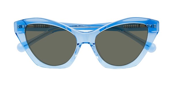 Front of Limerick in Transparent Blue
