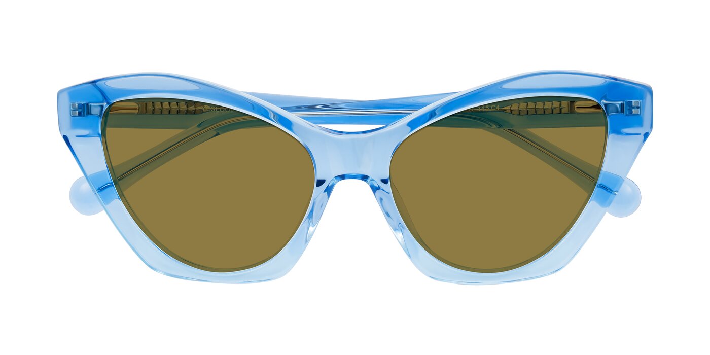 Limerick - Transparent Blue Polarized Sunglasses