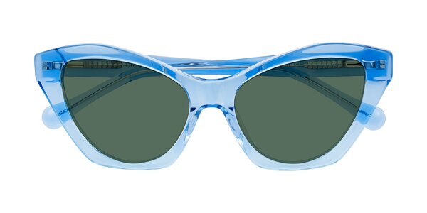 Front of Limerick in Transparent Blue