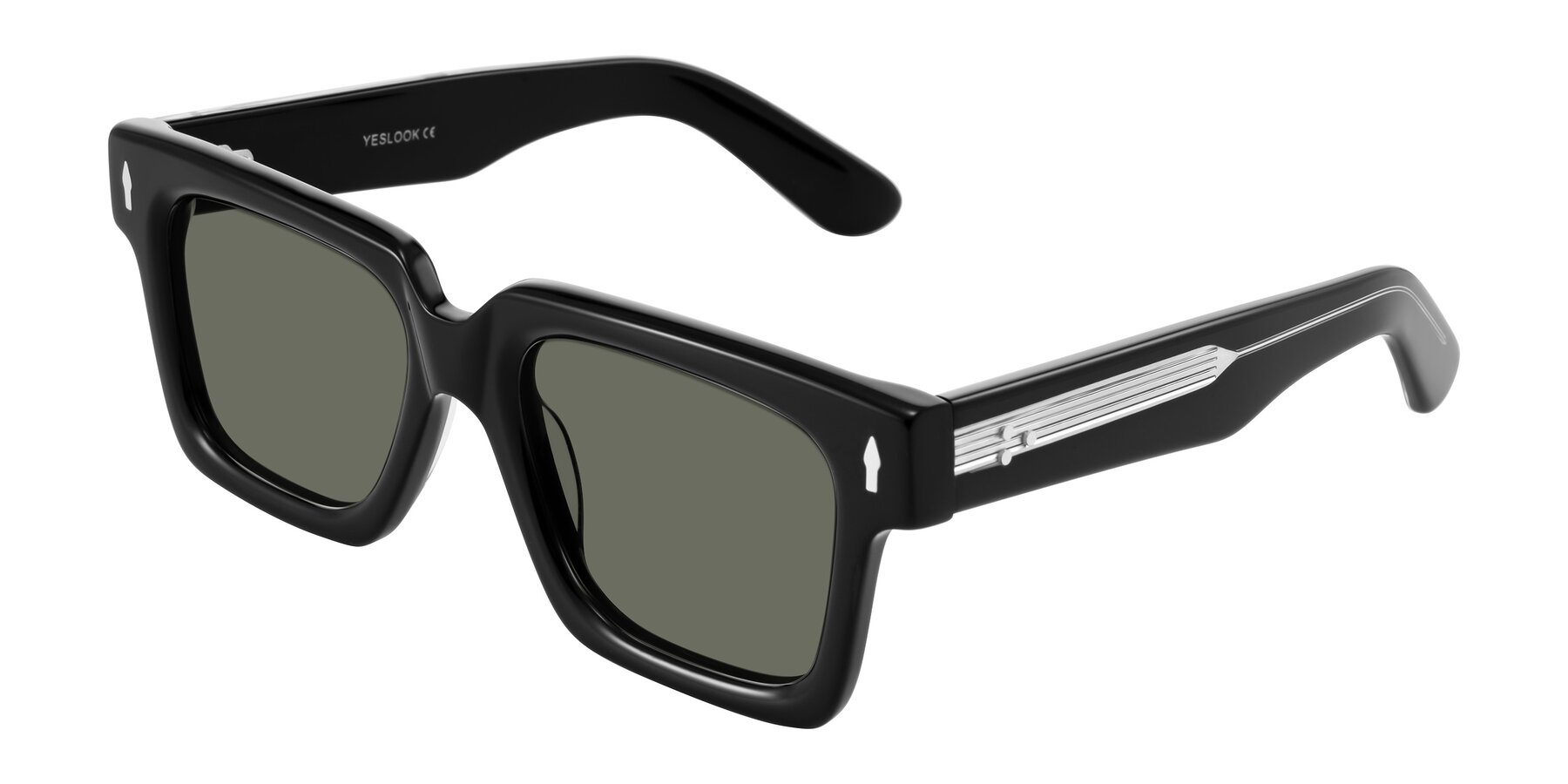 Angle of Phamn in Black with Gray Polarized Lenses