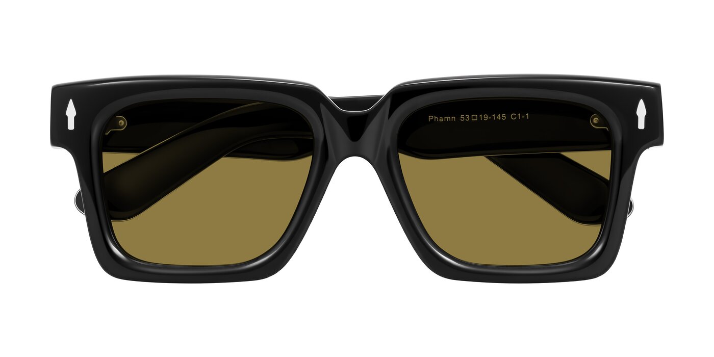 Phamn - Black Polarized Sunglasses