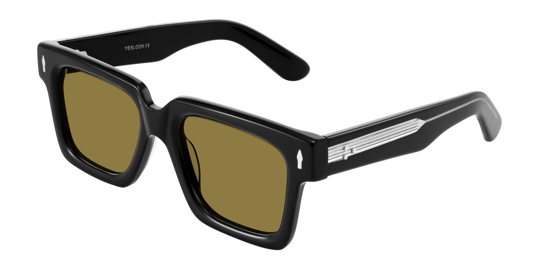 Angle of Phamn in Black with Brown Polarized Lenses
