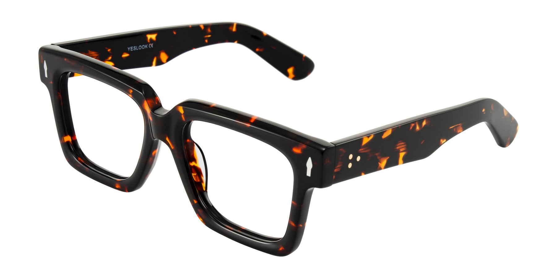 Angle of Phamn in Tortoise with Clear Reading Eyeglass Lenses