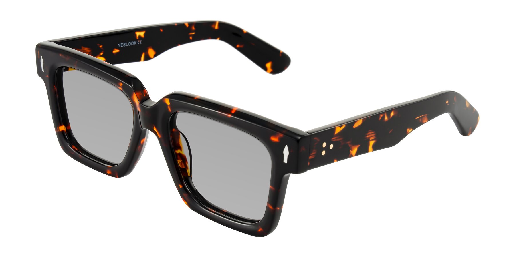 Angle of Phamn in Tortoise with Light Gray Tinted Lenses