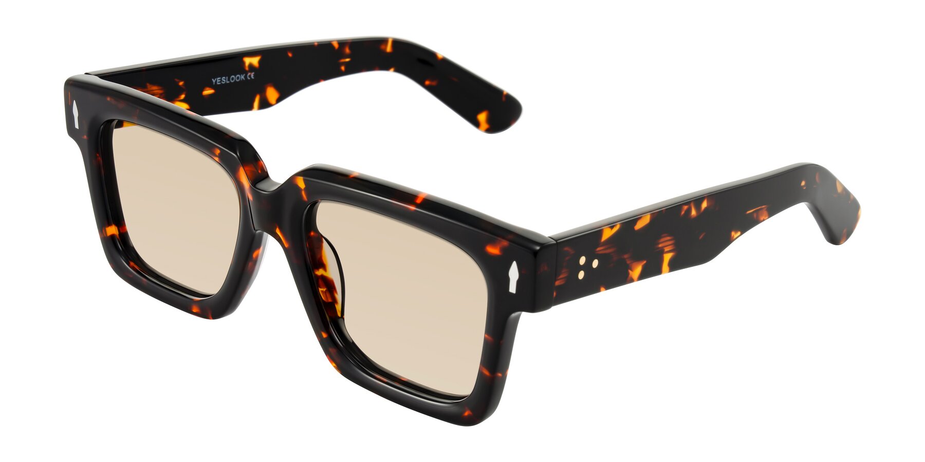 Angle of Phamn in Tortoise with Light Brown Tinted Lenses
