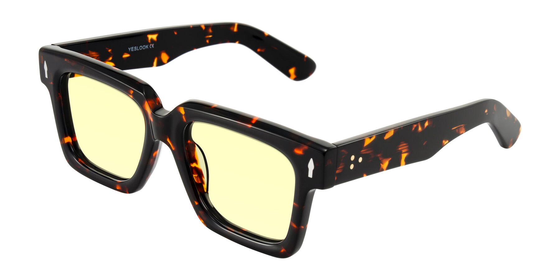 Angle of Phamn in Tortoise with Light Yellow Tinted Lenses