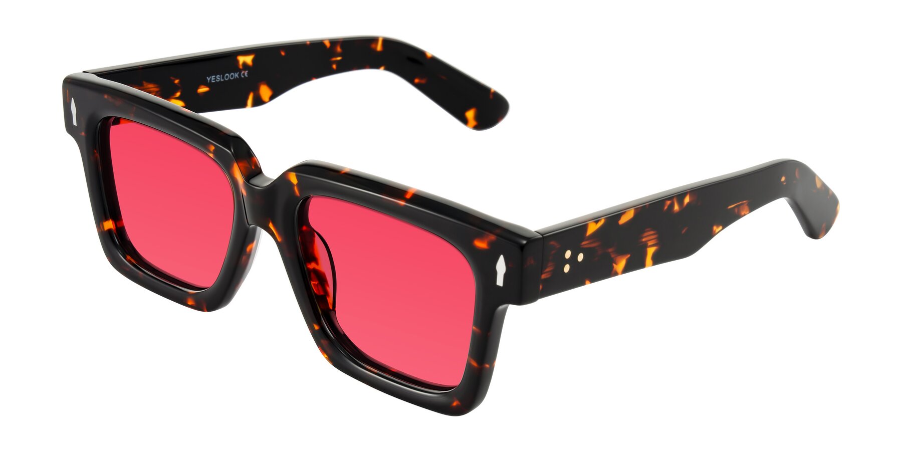 Angle of Phamn in Tortoise with Red Tinted Lenses