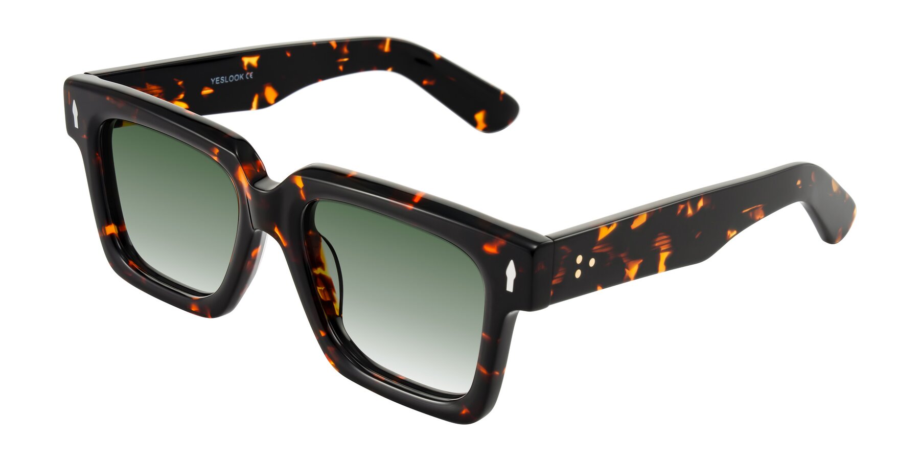 Angle of Phamn in Tortoise with Green Gradient Lenses