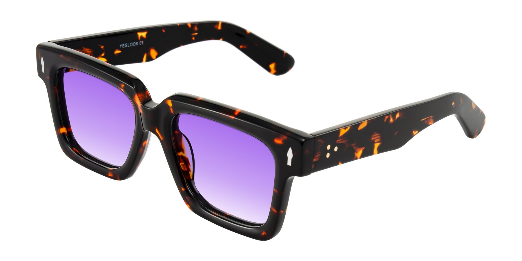 Angle of Phamn in Tortoise with Purple Gradient Lenses