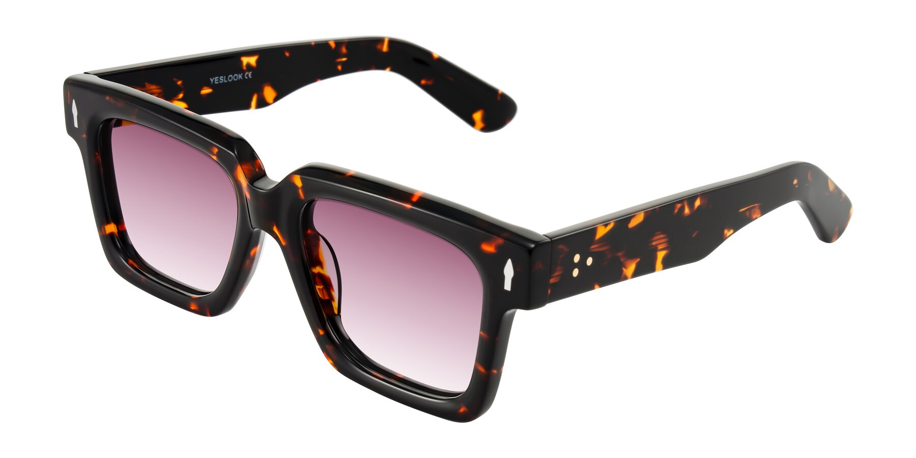 Angle of Phamn in Tortoise with Wine Gradient Lenses